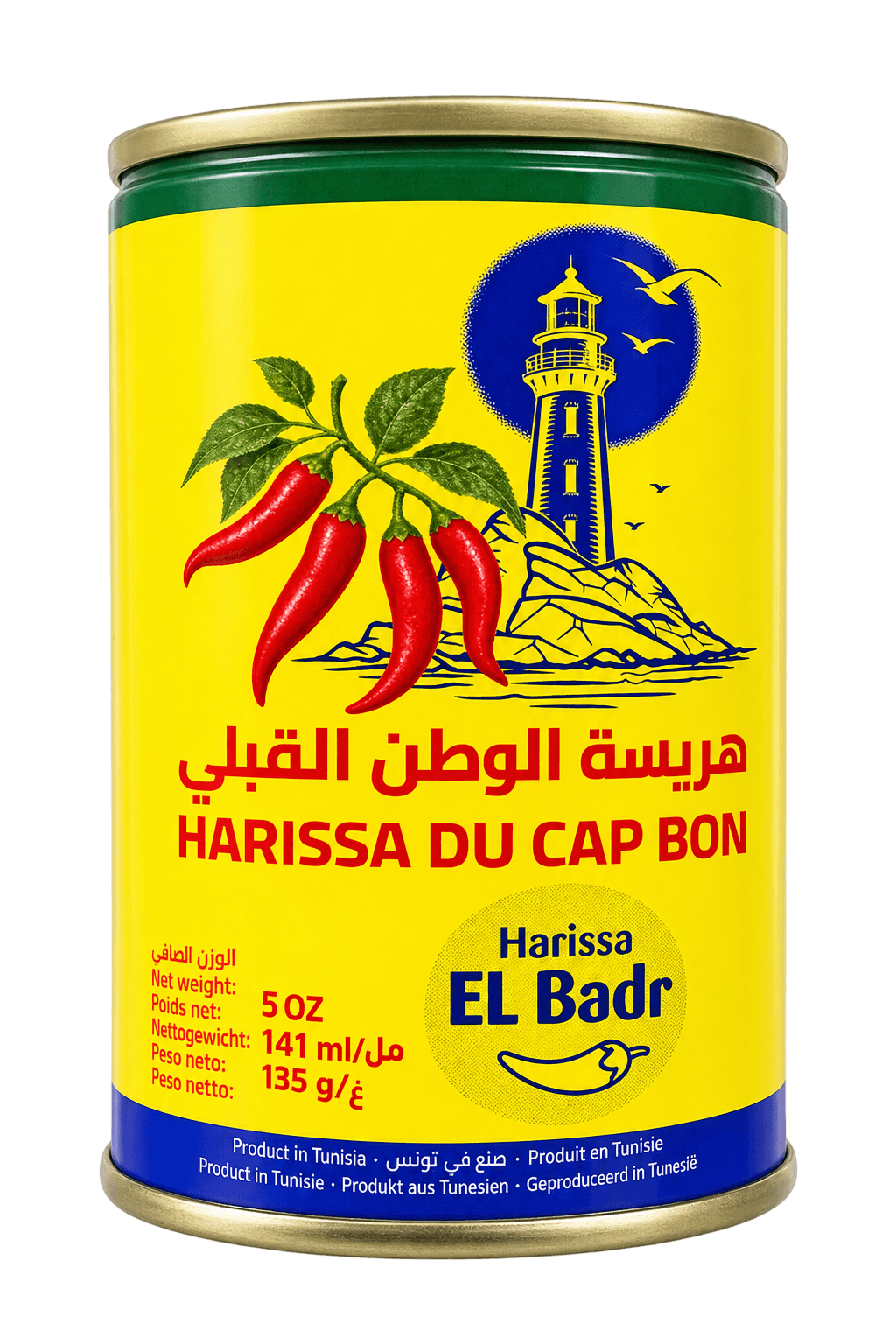 El Badr Harissa du Cap Bon – tuniská pálivá chilli pasta 135g