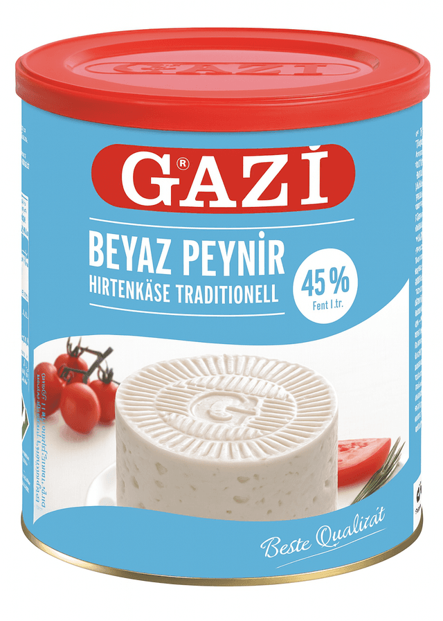 Gazi Beyaz Peynir – Hirtenkäse 45 % (Modrá nádoba)
