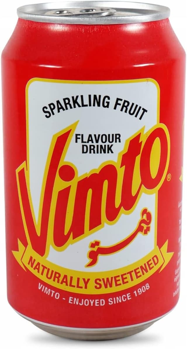 Vimto Sparkling Fruit Drink (Ovocný perlivý nápoj)