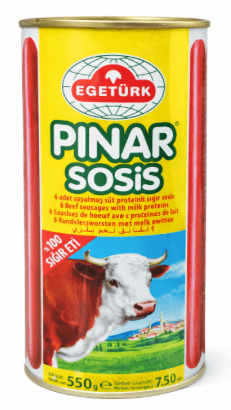 Egetürk Pinar Sosis hovězí párky 550g