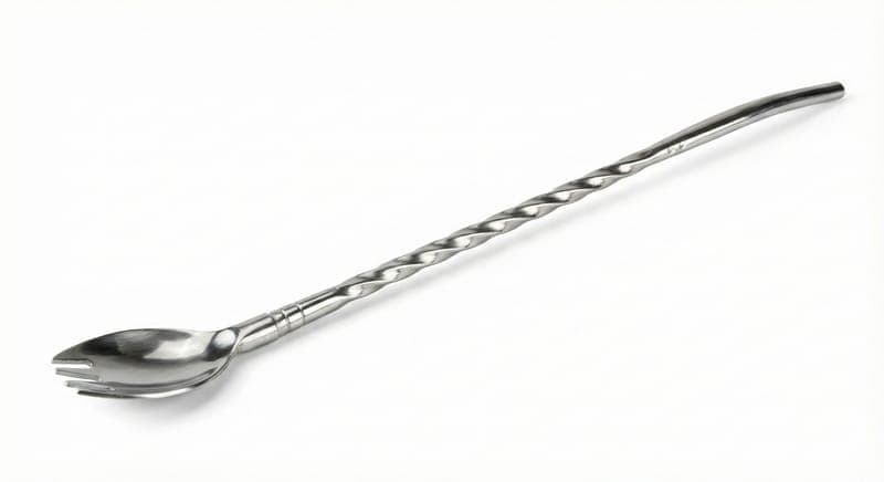 Ocelová brčka pro maté 1ks