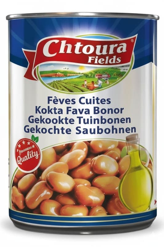 Chtoura Klasické konzervované boby 400g
