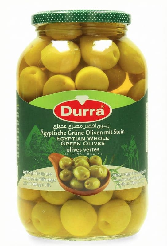 Durra Egyptské olivy zelené 700g