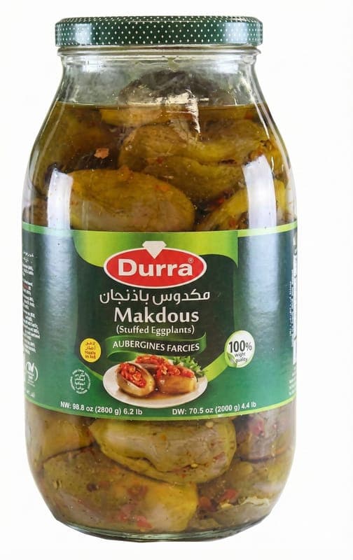 Durra Plněný lilek v oleji - Makdus 2800g