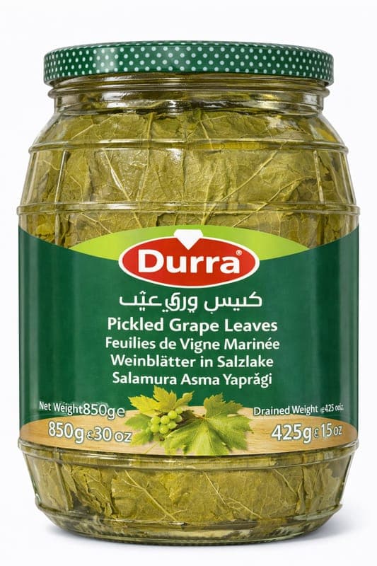 Durra Nakládané vinné listy 850g