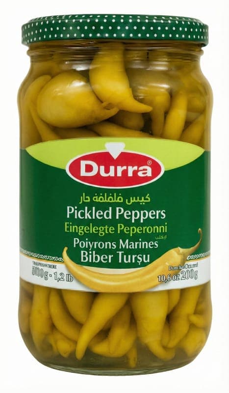 Durra Nakládané pálivé papričky 600g