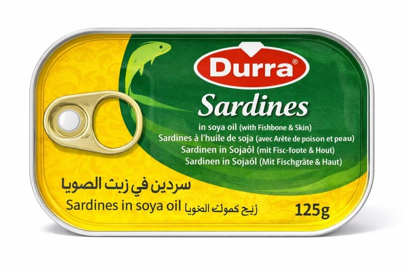 Durra Sardinky v sójovém oleji 129g