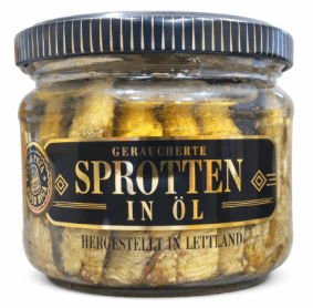 Uzené šproty v oleji 280g