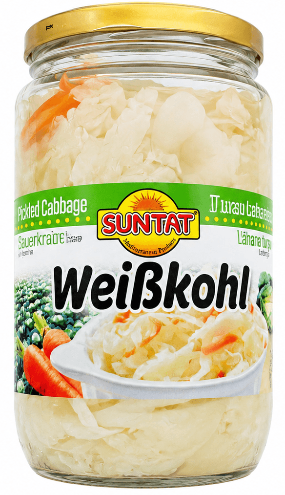 Suntat Nakládané bílé zelí 620g