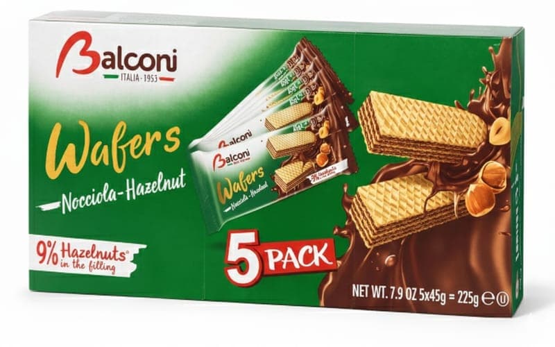 Balconi Sušenky Lískový oříšek 5x 45g